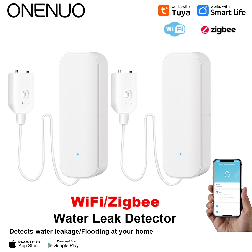 Smart Home Automation System - WiFi/Zigbee Water Sensor Tuya Leakage Alarm
