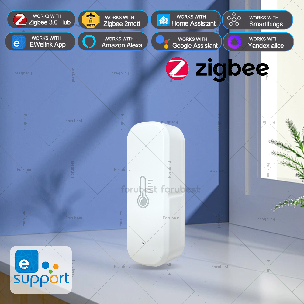 Smart Home Yandex - ZigBee Temperature And Humidity Sensor Smart