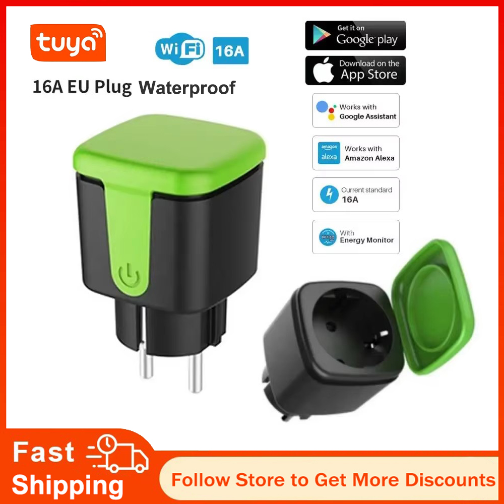 Smart Home Web - Tuya EU 16A WiFi Smart Waterproof