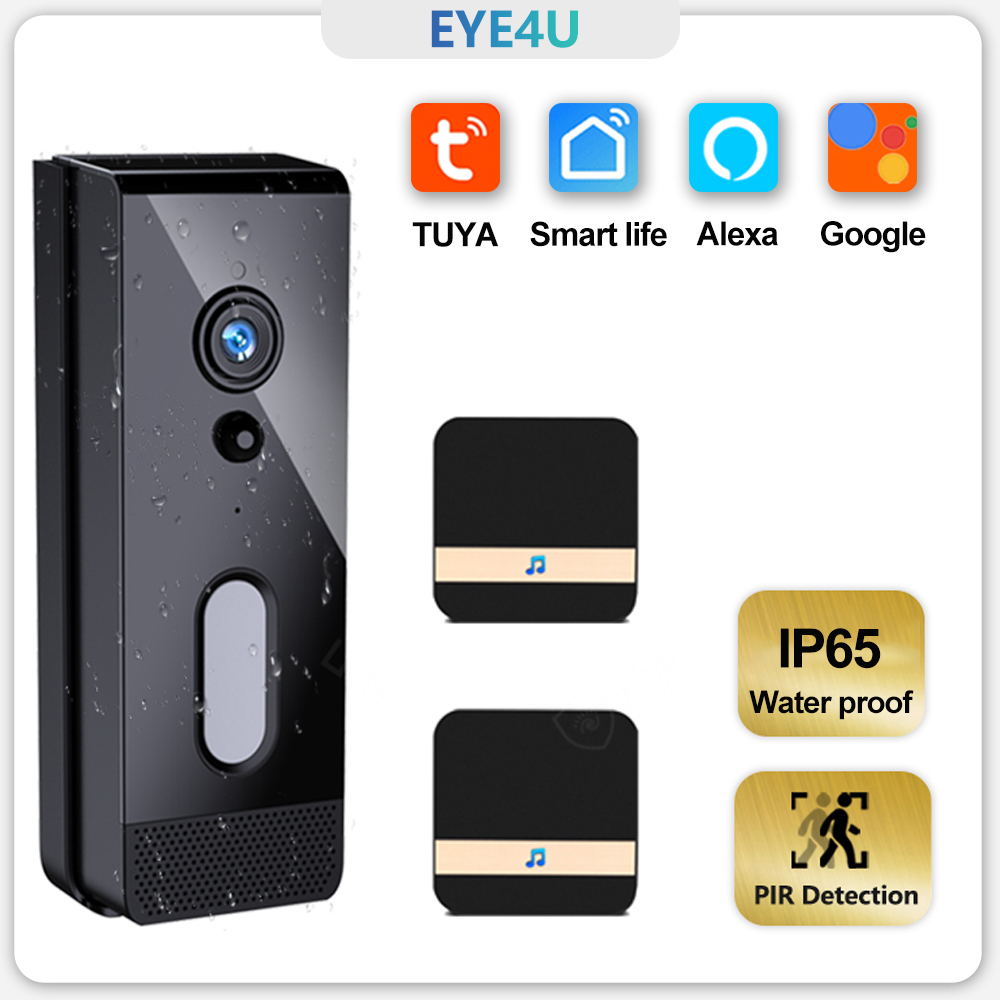 Smart Home Video Doorphone Ezviz - Tuya Smart Home Doorbell Camera Waterproof