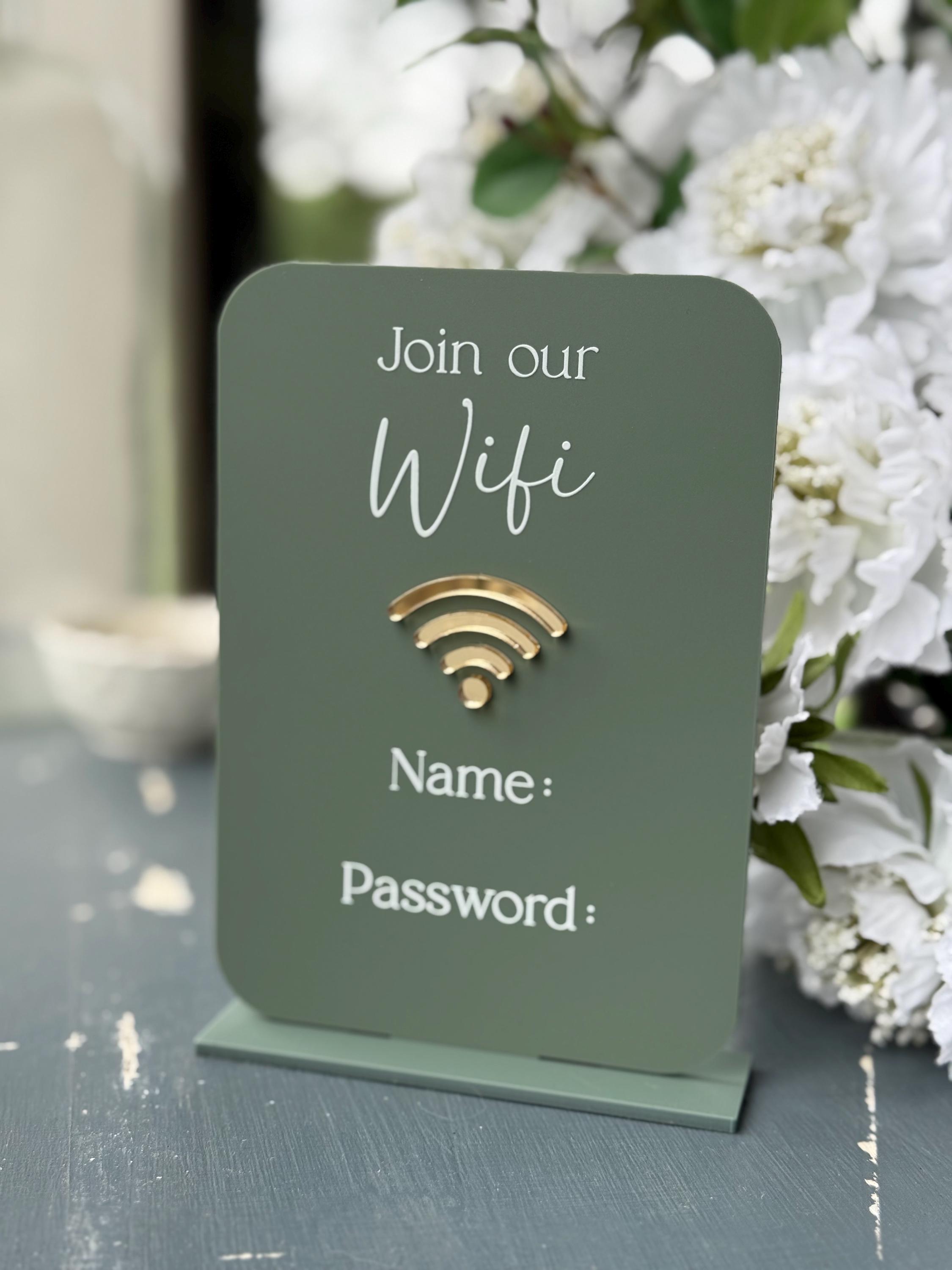 Airbnb Smart Home - Acrylic QR Code Payment Card Personalized