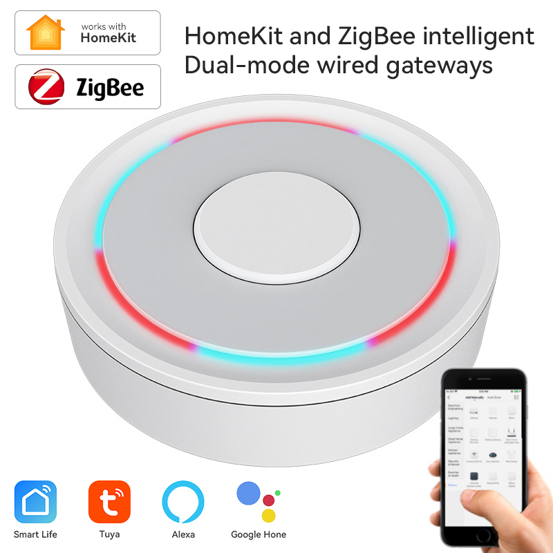 Smart Home Automation System - Tuya ZigBee Smart Gateway Homekit Wired