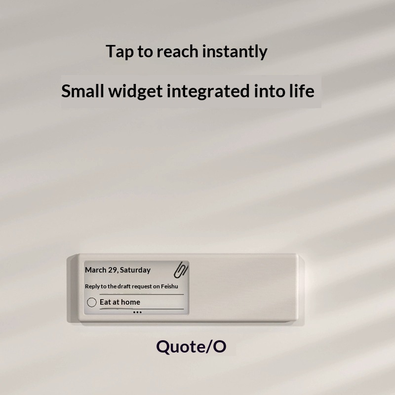 Smart Home Quotes - Quote O Smart Wifi E Ink