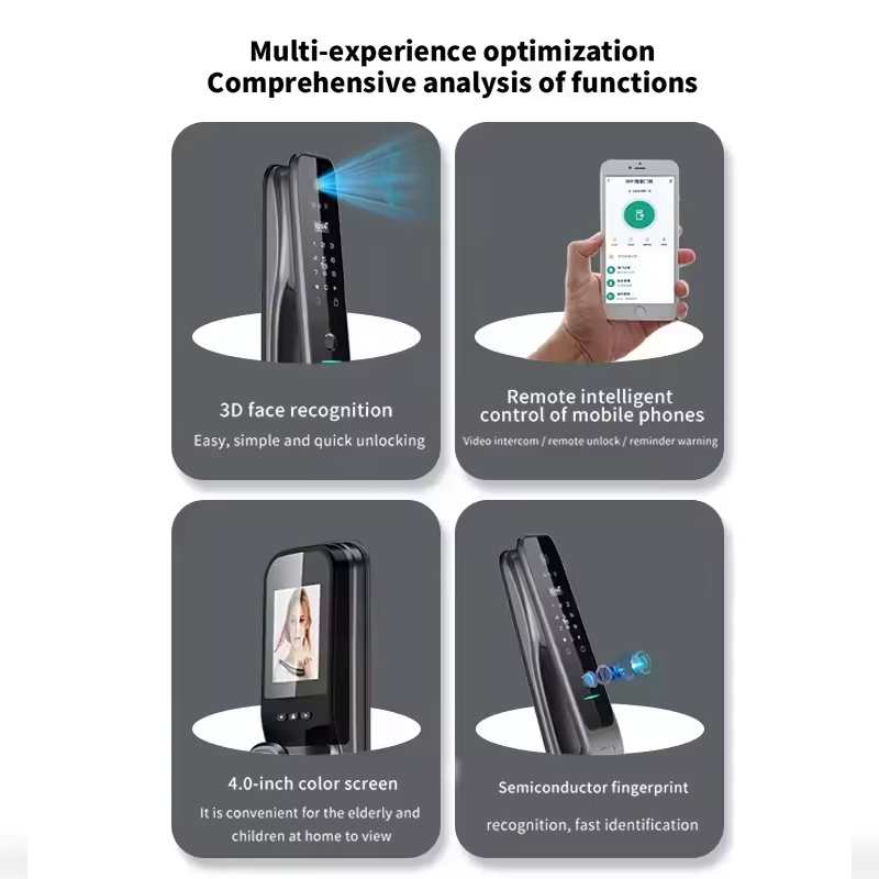 HX5 Smart Door Lock 3D Face Re - Smart Home Security 评论和价格