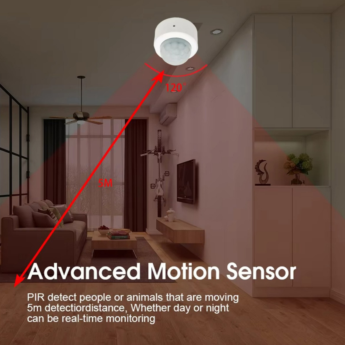 Zigbee PIR Motion Sensor Human - Smart Home Security 评论和价格