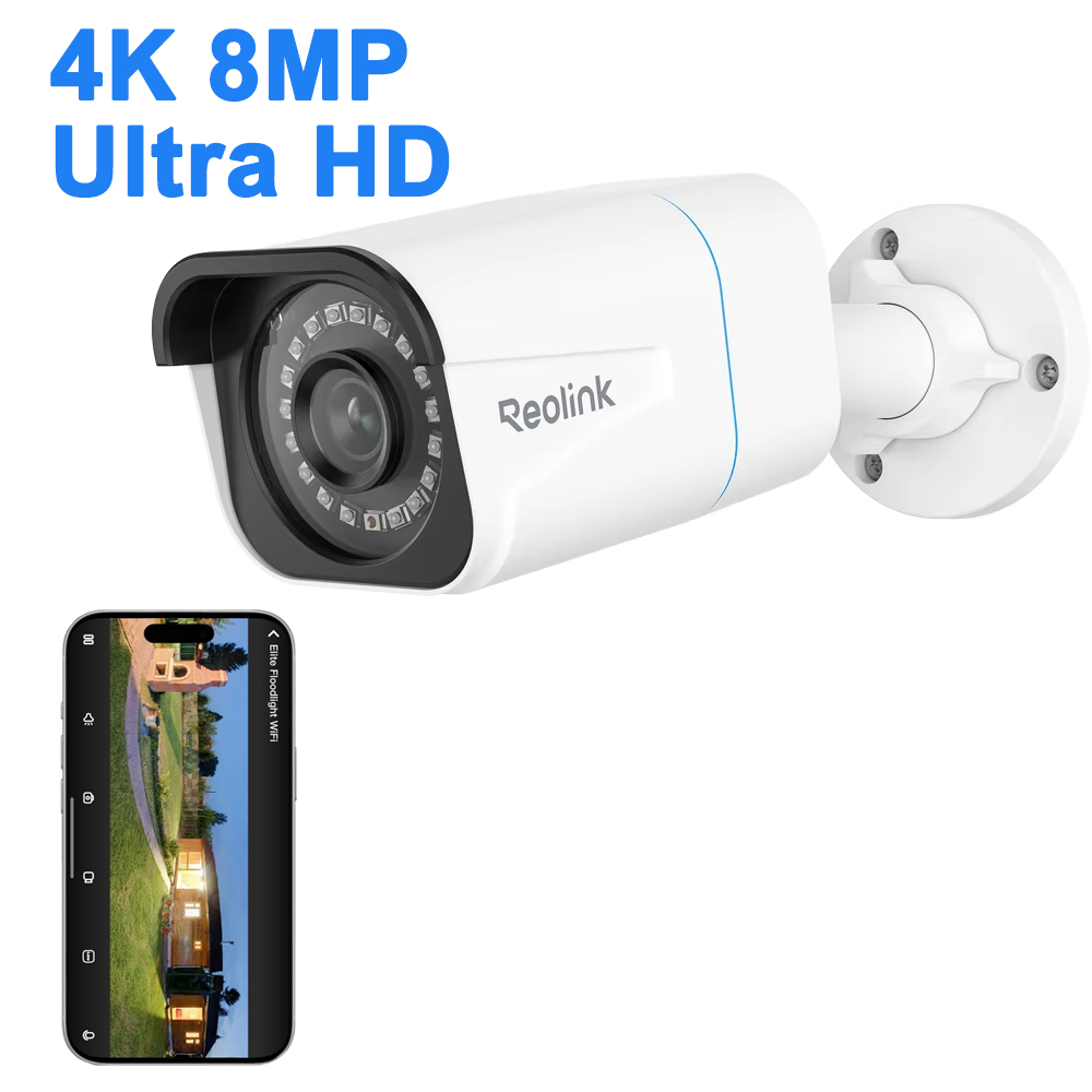 REOLINK 4K 8MP PoE IP Security - Smart Home X10 评论和价格