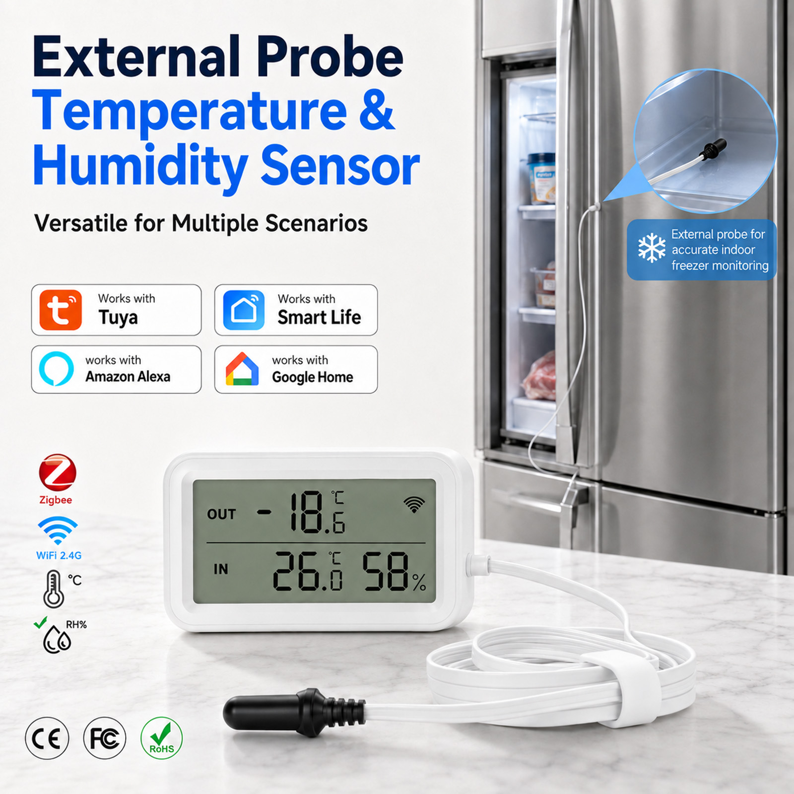 External Waterproof Probe Temp - Wifi Thermostat 评论和价格