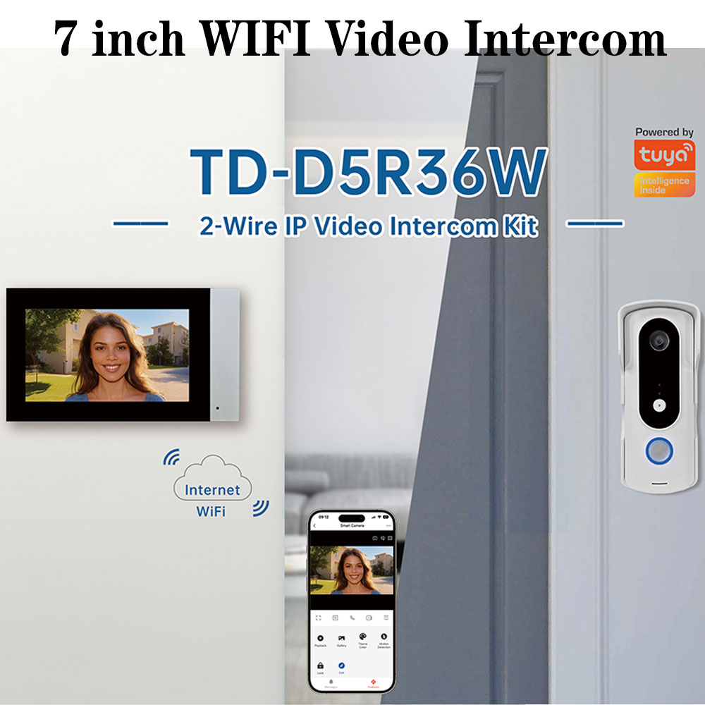 2 Wire Smart Home Tuya Wifi 10 - Smart Home Video Doorphone Ezviz 评论和价格