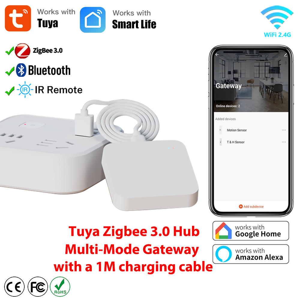 Tuya Zigbee Wireless Hub Bluet - Smart Home Wifi Hub 评论和价格