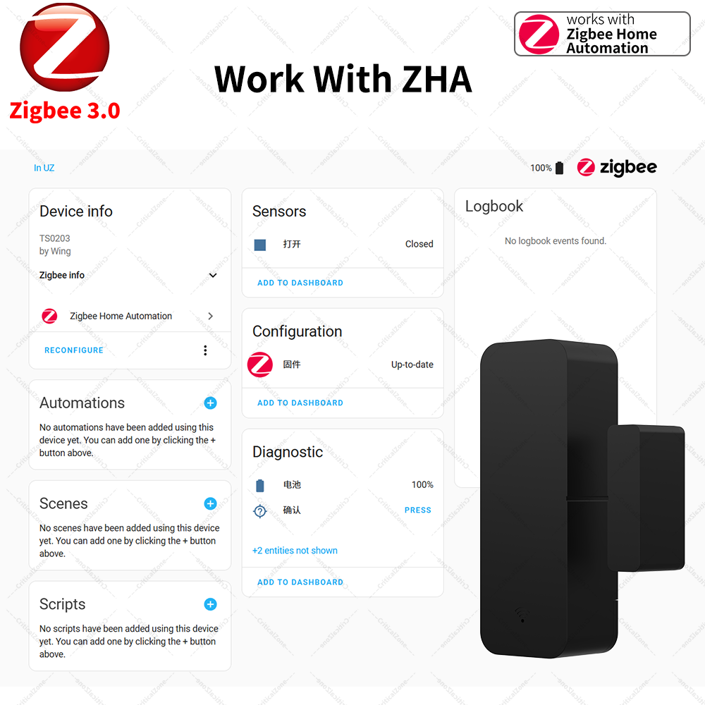 Zigbee 3.0 Door Window Sensor  - Smart Home Yandex 评论和价格