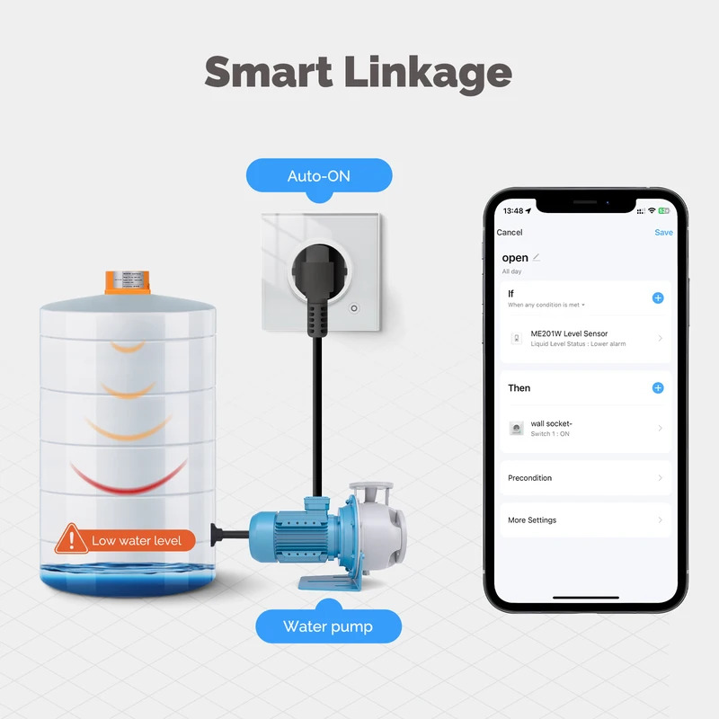 MOES Tuya WiFi/ZigBee Smart Wa - Wifi Water Sensor 评论和价格