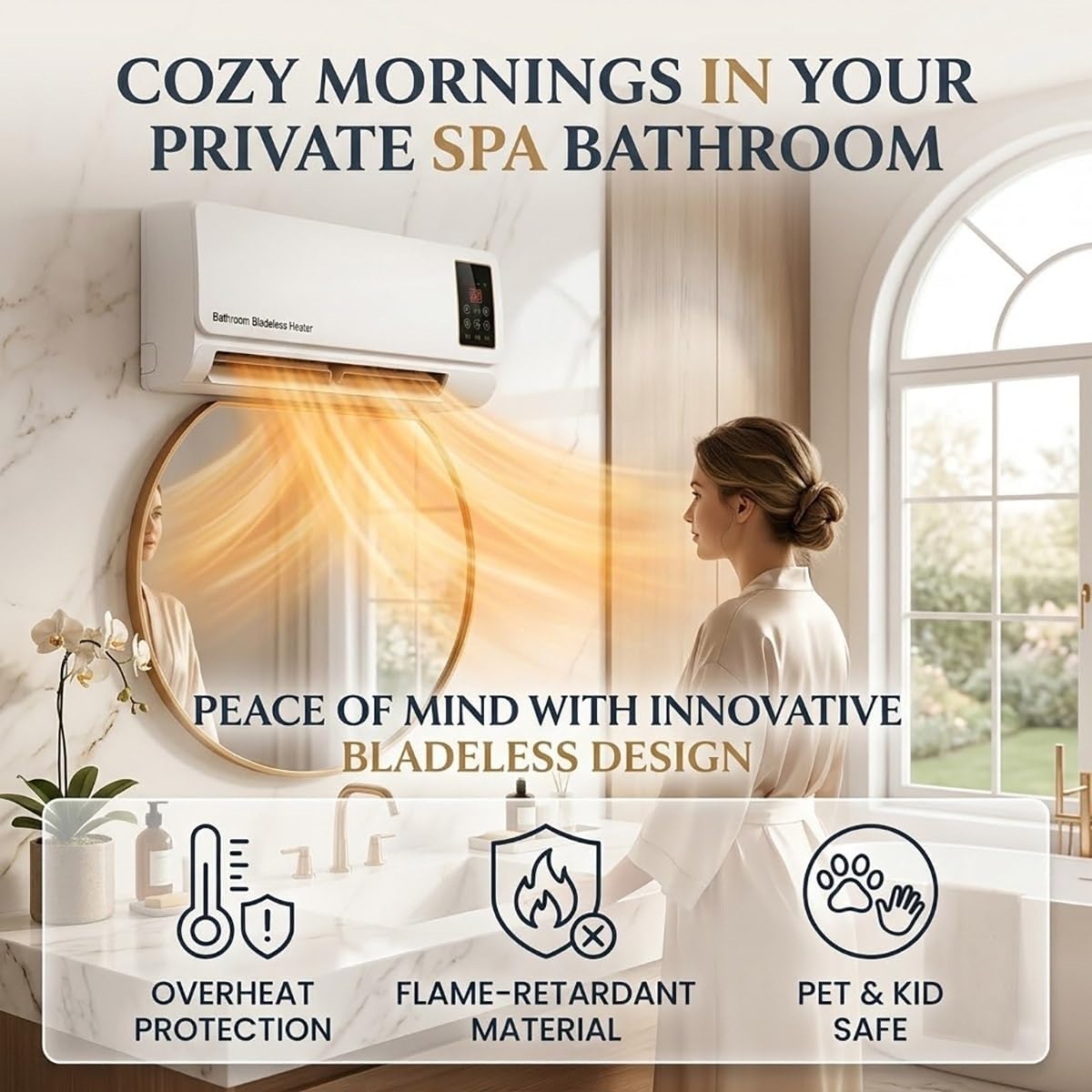 Wall Mounted Air Conditioner F - Smart Bathroom Fan 评论和价格