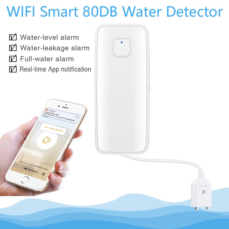 Tuya WiFi Smart Water Leak Sen - Smart Home Water Level Sensor 评论和价格