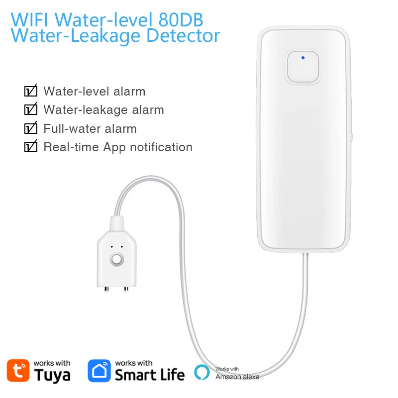 Tuya WiFi Smart Water Leak Sen - Smart Home Water Level Sensor 评论和价格