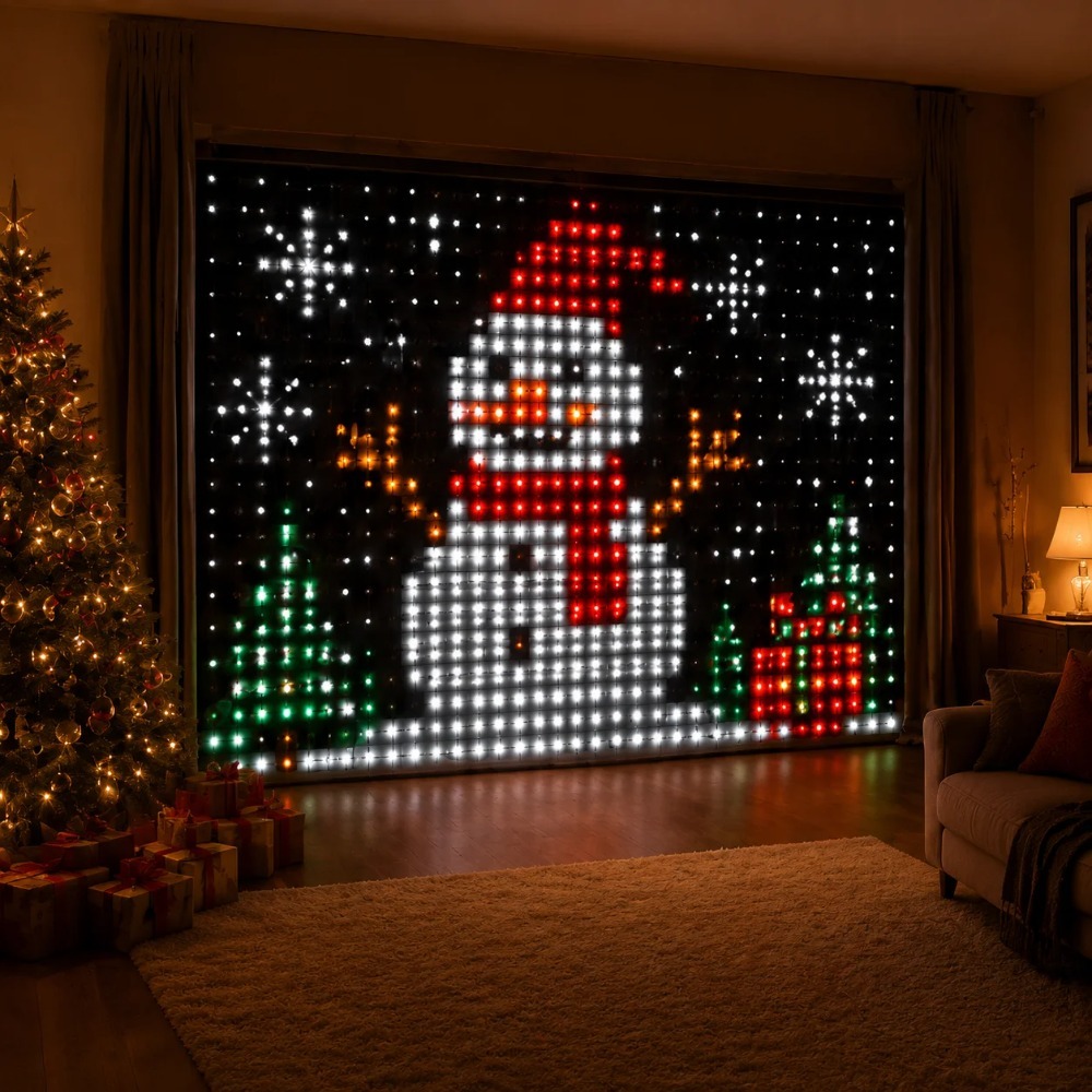 LED Pixel Curtain Lights Bluet - Smart Home Lighting Control 评论和价格