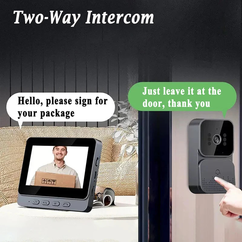 Smart WiFi 2.4G Wireless Doorb - Smart Home Video Doorphone Ezviz 评论和价格
