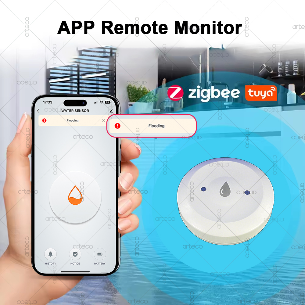Tuya Smart Zigbee Water Sensor - Smart Home Gateway 评论和价格