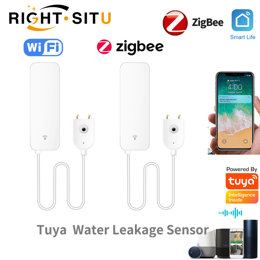 Tuya WiFi Water Leak Sensor, W - Wifi Water Sensor 评论和价格