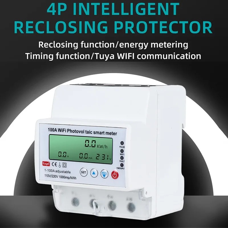 4P 1-100A WiFi Photovoltaic Sm - Smart Home Web 评论和价格