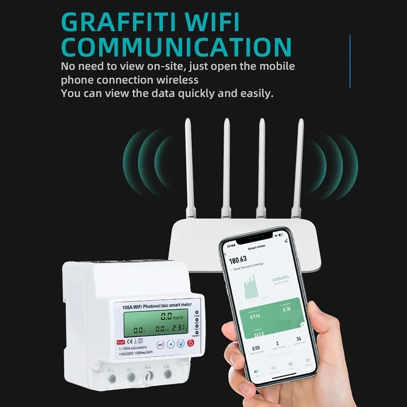 4P 1-100A WiFi Photovoltaic Sm - Smart Home Web 评论和价格