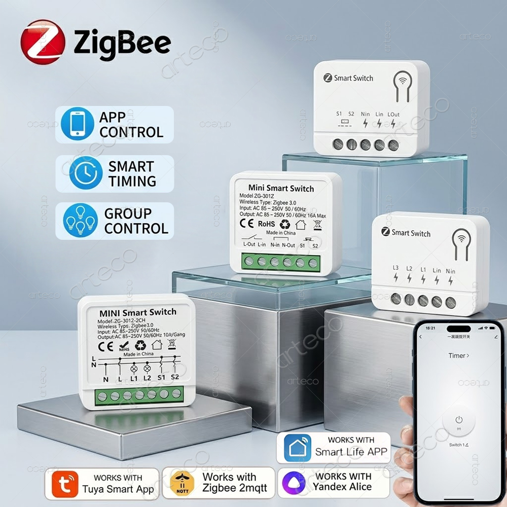 Tuya Zigbee Mini DIY Smart Swi - Smart Home Yandex 评论和价格