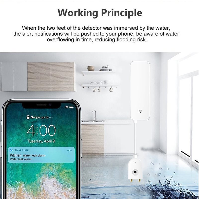 SYW-Tuya WIFI Water Overflows  - Wifi Water Sensor 评论和价格