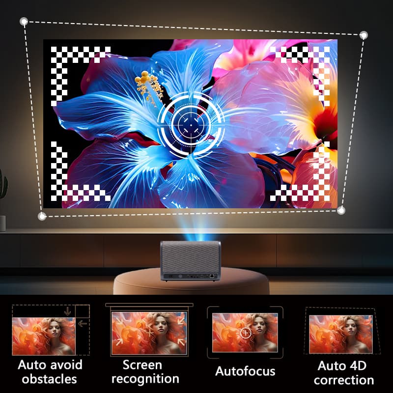 Huaweishi-J10 LED Projector, 1 - Smart Home X10 评论和价格