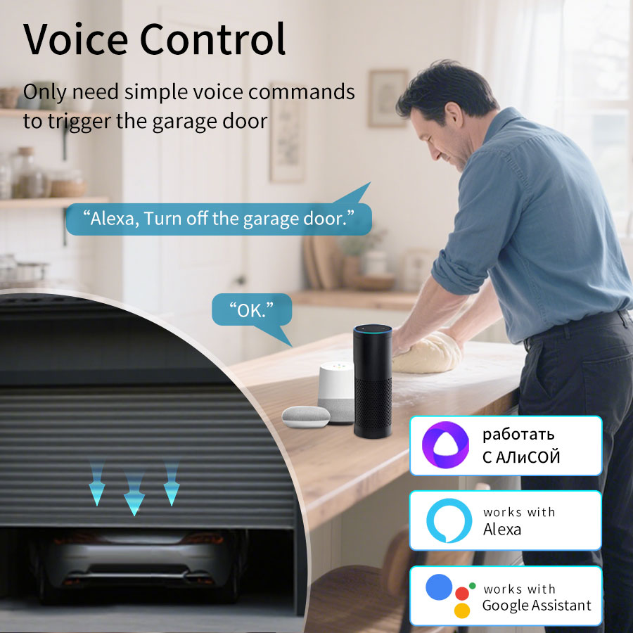 Tuya Smart WiFi or Zigbee Gara - Smart Home Web 评论和价格