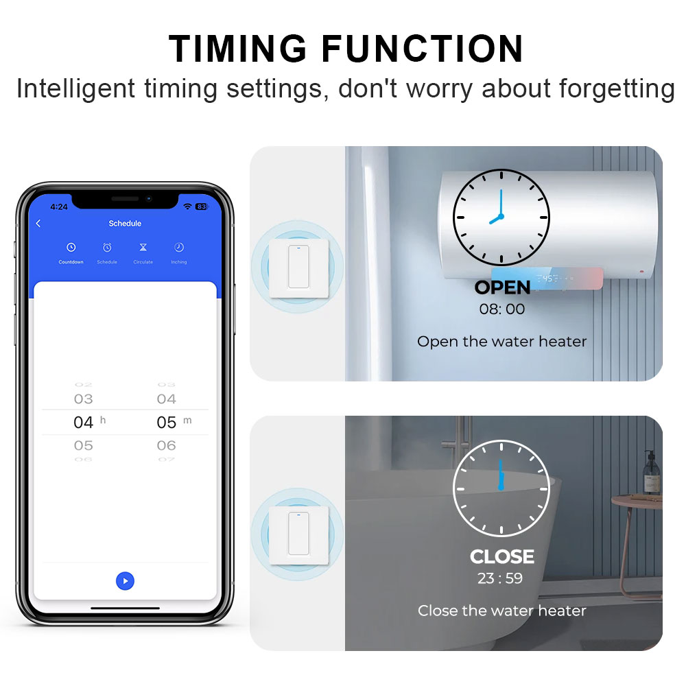 Smart Water Heater Switch/WiFi - Smart Home Web 评论和价格