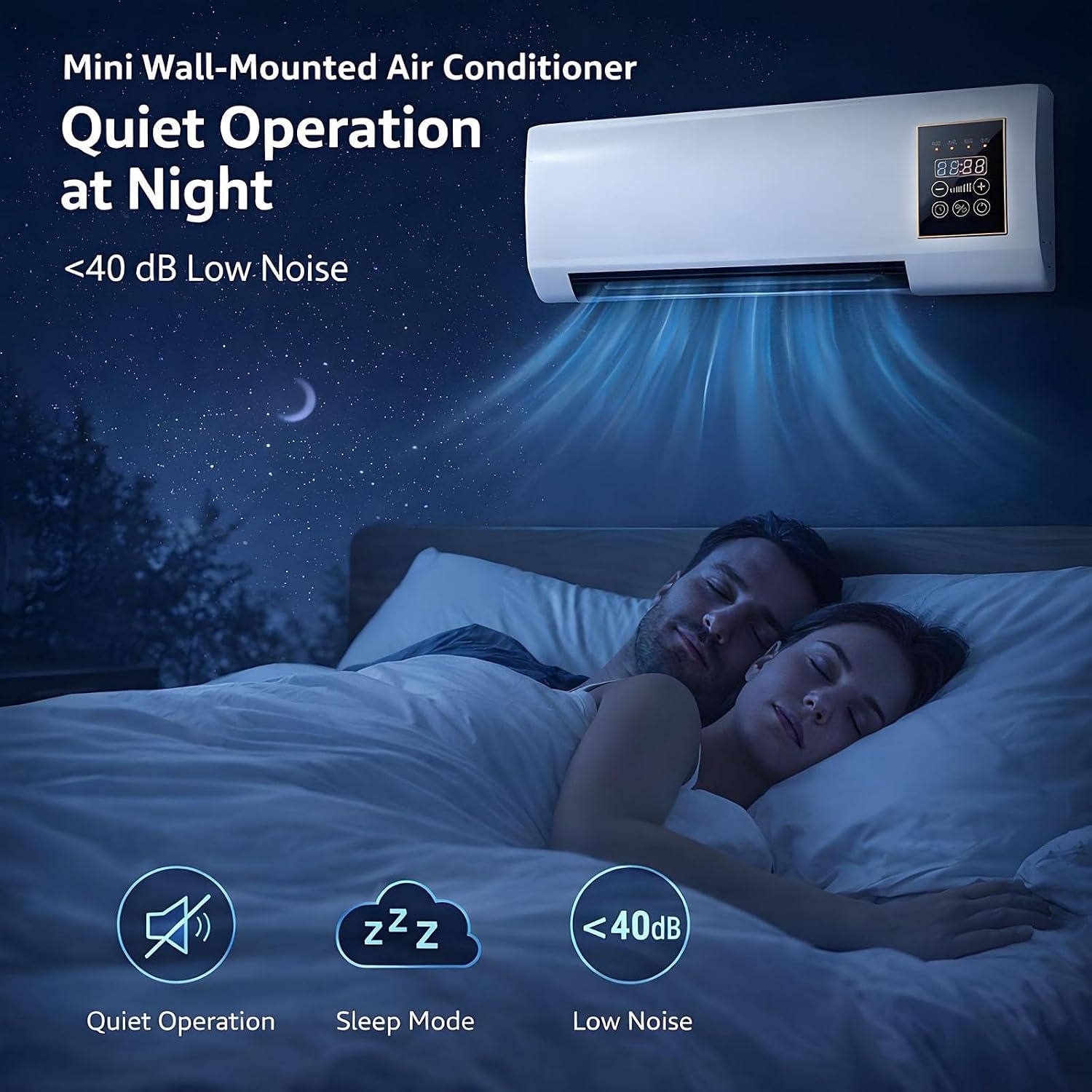 Portable Wall-Mounted Air Cond - Smart Bathroom Fan 评论和价格