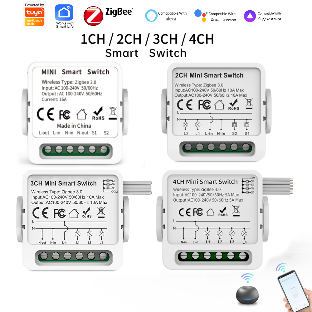 Tuya Zigbee 3.0 Smart Switch 1 - Smart Home Lighting Control 评论和价格
