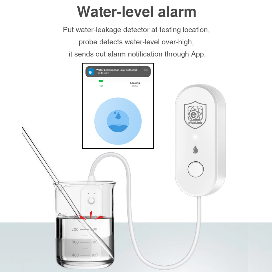 EWelink Zigbee Water Leakage S - Smart Home Water Level Sensor 评论和价格