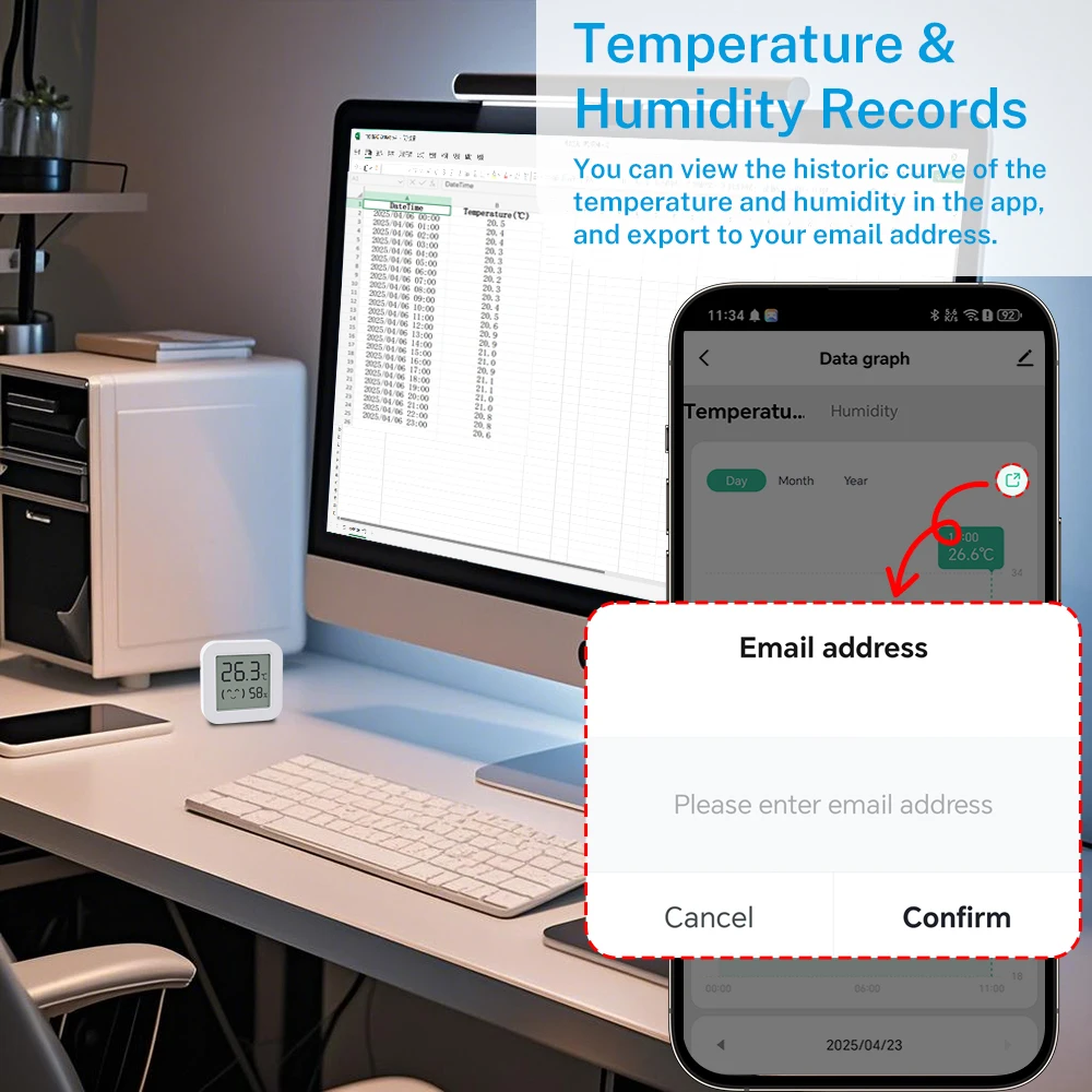 1~4PCS Zigbee 3.0 Temperature  - Smart Home Yandex 评论和价格