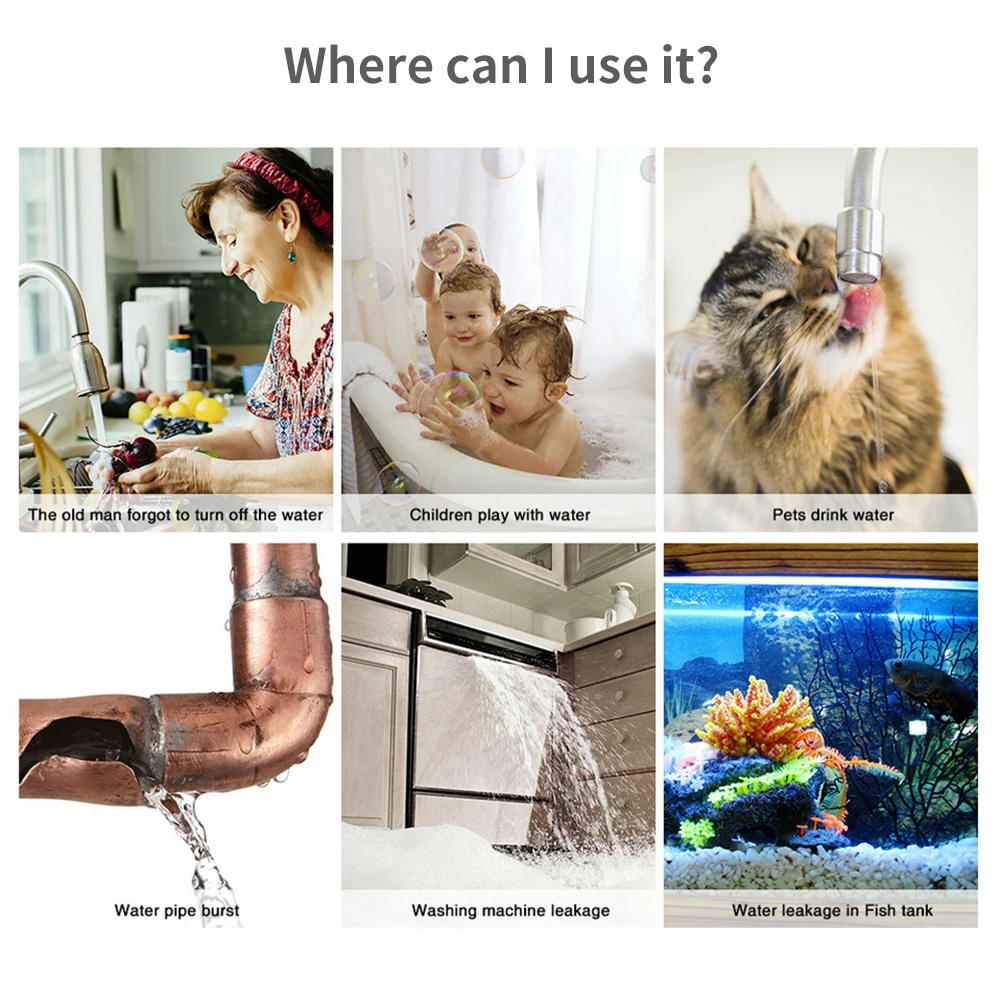 Tuya WiFi Zigbee Water Sensor  - Wifi Water Sensor 评论和价格