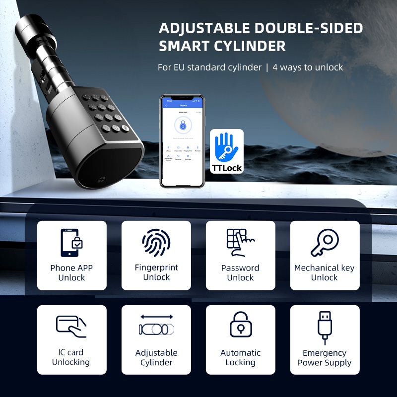 Smart Euro Cylindrical Door Lo - Smart Home Gateway 评论和价格