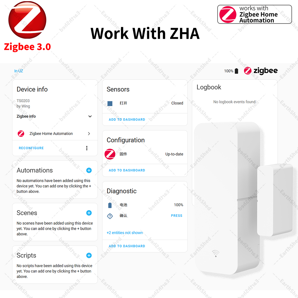 Zigbee 3.0 Door Sensor Window  - Smart Home Yandex 评论和价格
