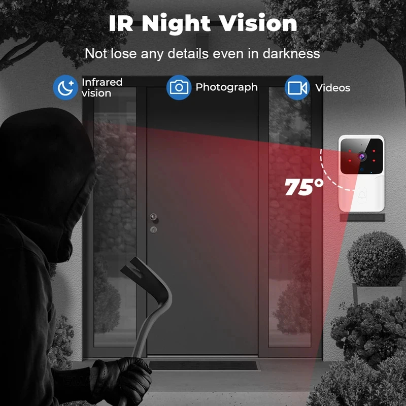 Smart Home WiFi Video Doorbell - Smart Home Video Doorphone Ezviz 评论和价格