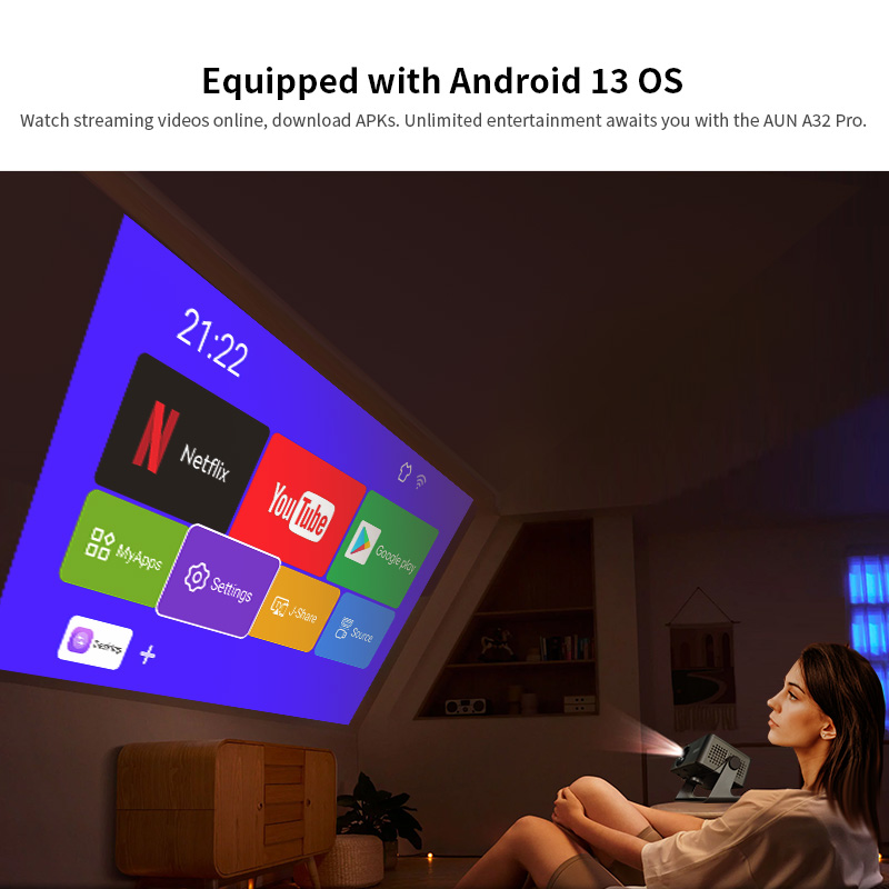 AUN Android Projector A32 Pro  - Smart Home X10 评论和价格