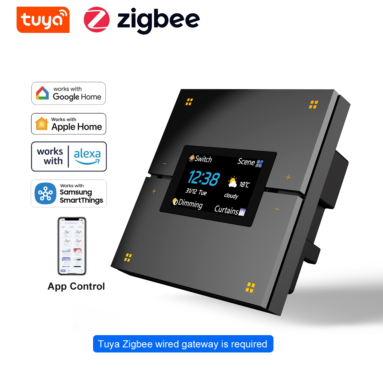 M9 Pro 8-Button UK Tuya Smart  - Smart Home Lighting Control 评论和价格