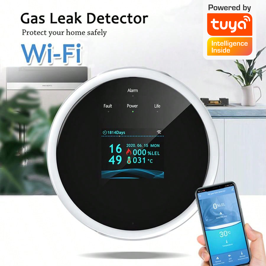 2.4G WiFi Gas Alarm Sensor Com - Smart Home Automation System 评论和价格