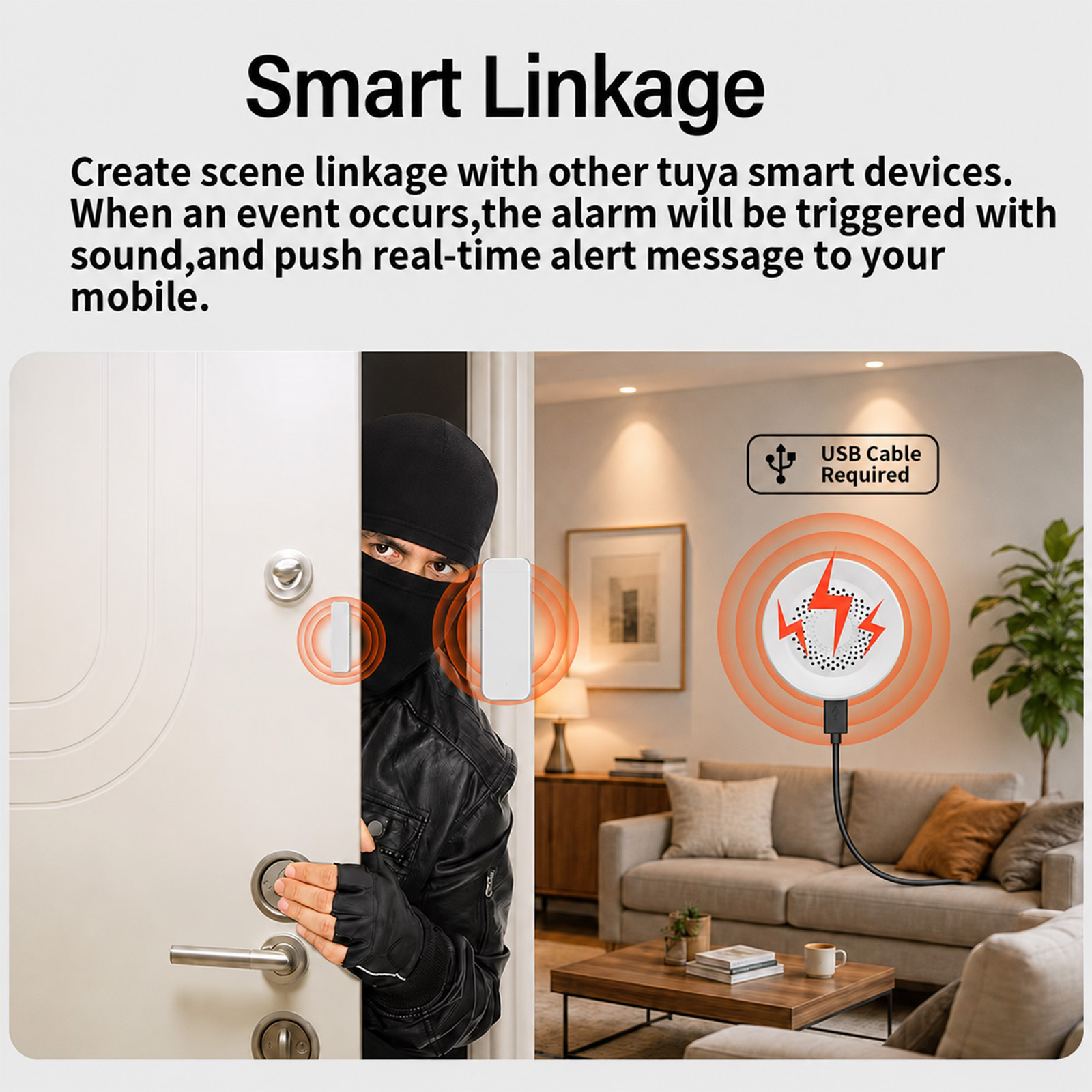 Tuya Zigbee Siren Alarm 100dB  - Smart Home Yandex 评论和价格