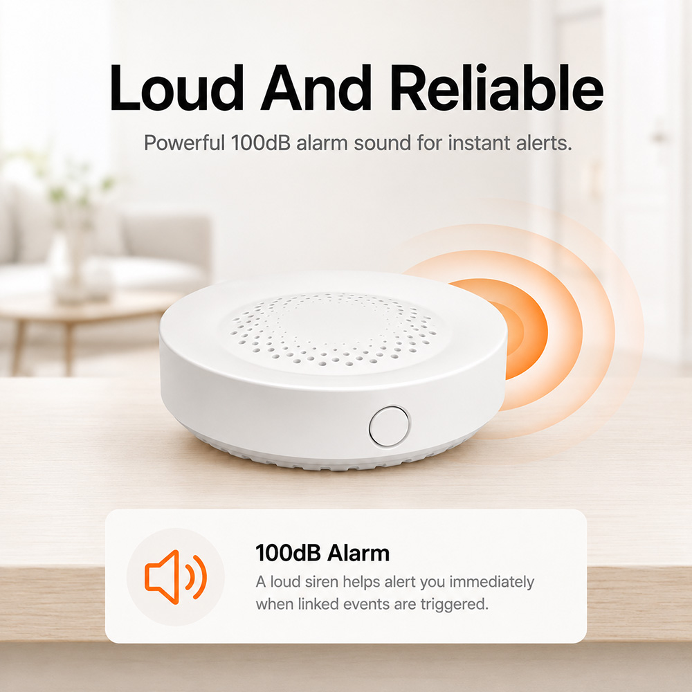 Tuya Zigbee Siren Alarm 100dB  - Smart Home Yandex 评论和价格