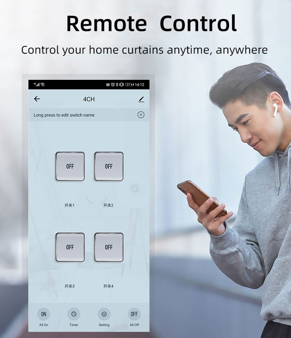 Tuya 4CH Zigbee Switch Relay M - Smart Home Gateway 评论和价格