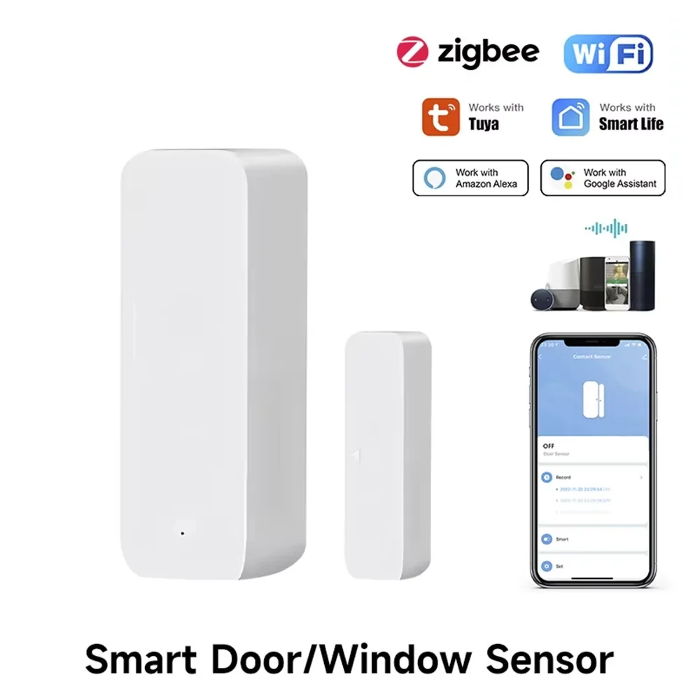 Tuya Zigbee/WiFi Magnetic Door - Smart Home Gateway 评论和价格