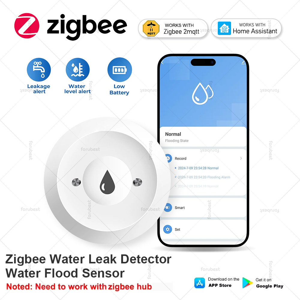 Smart Zigbee Water Leakage Sen - Smart Home Water Level Sensor 评论和价格