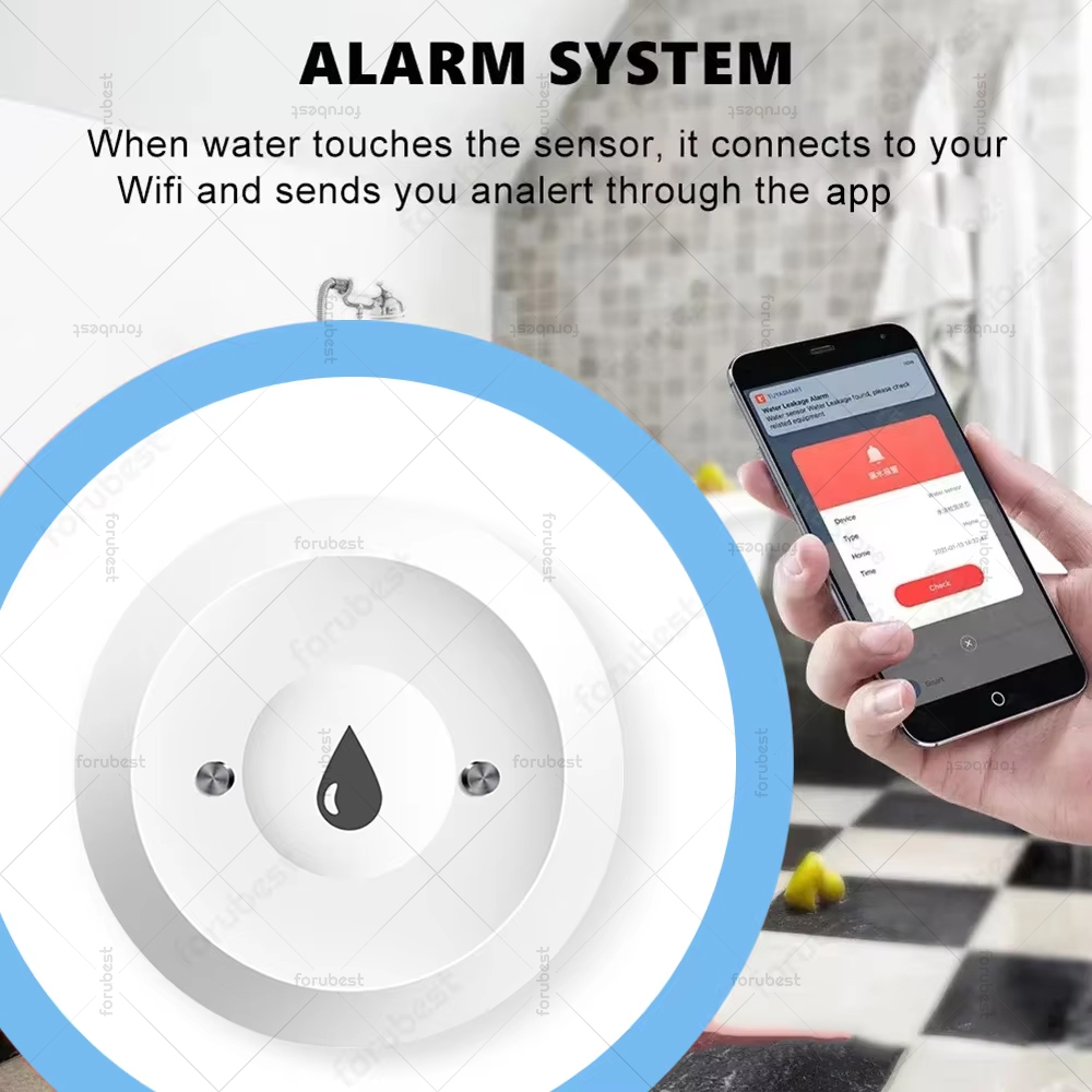 Smart Zigbee Water Leakage Sen - Smart Home Water Level Sensor 评论和价格