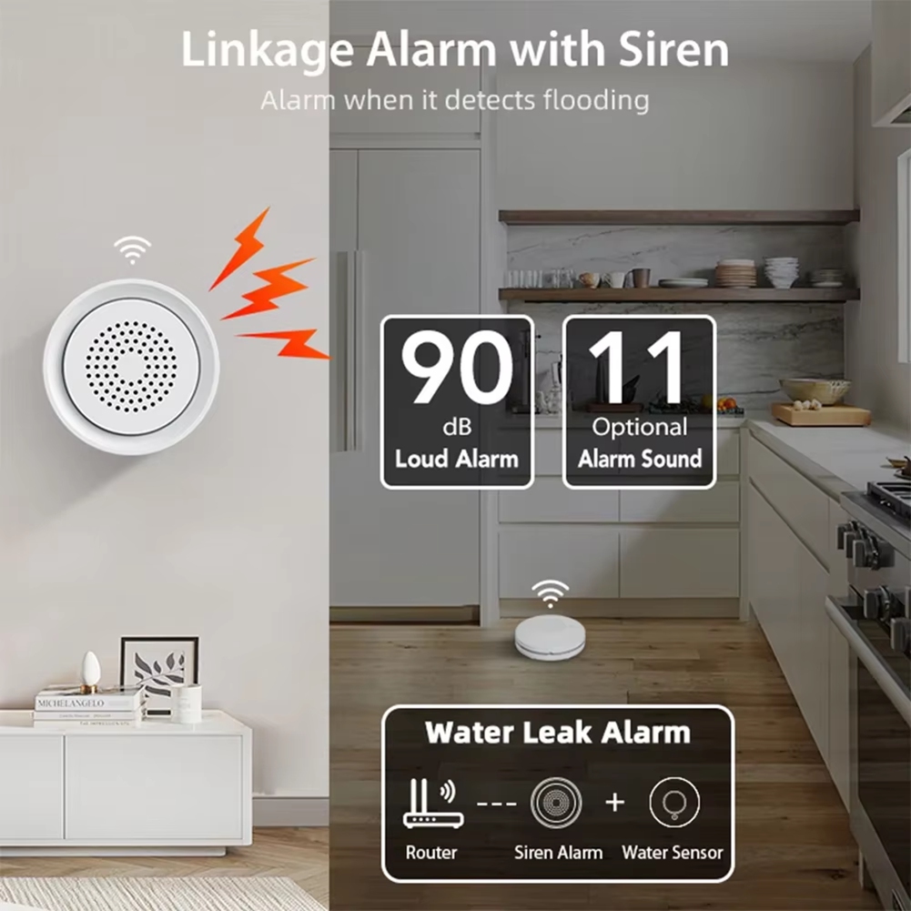 BTLIFE-Flood Detector With Sir - Smart Home Automation System 评论和价格