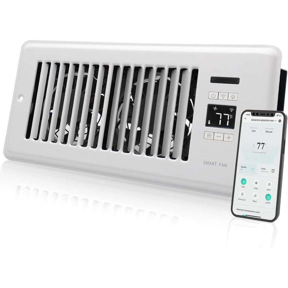Super Quiet Register Booster F - Wifi Thermostat 评论和价格