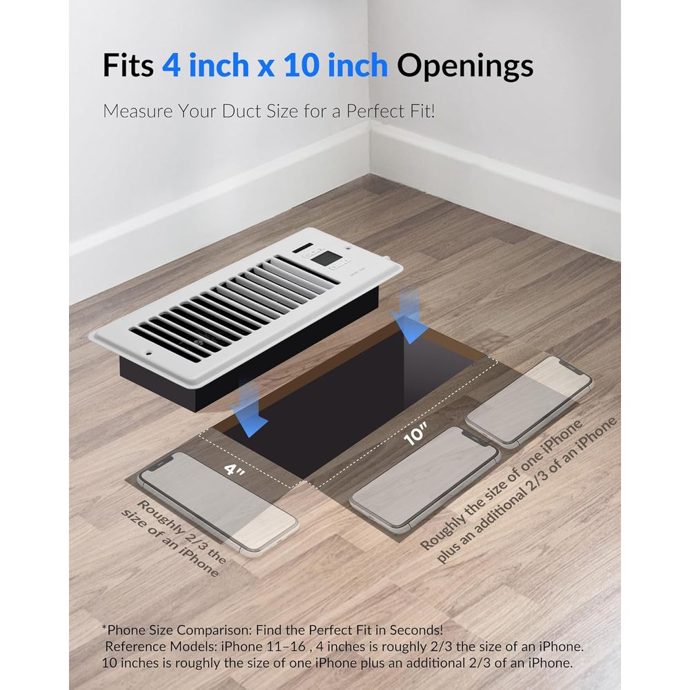 Super Quiet Register Booster F - Wifi Thermostat 评论和价格