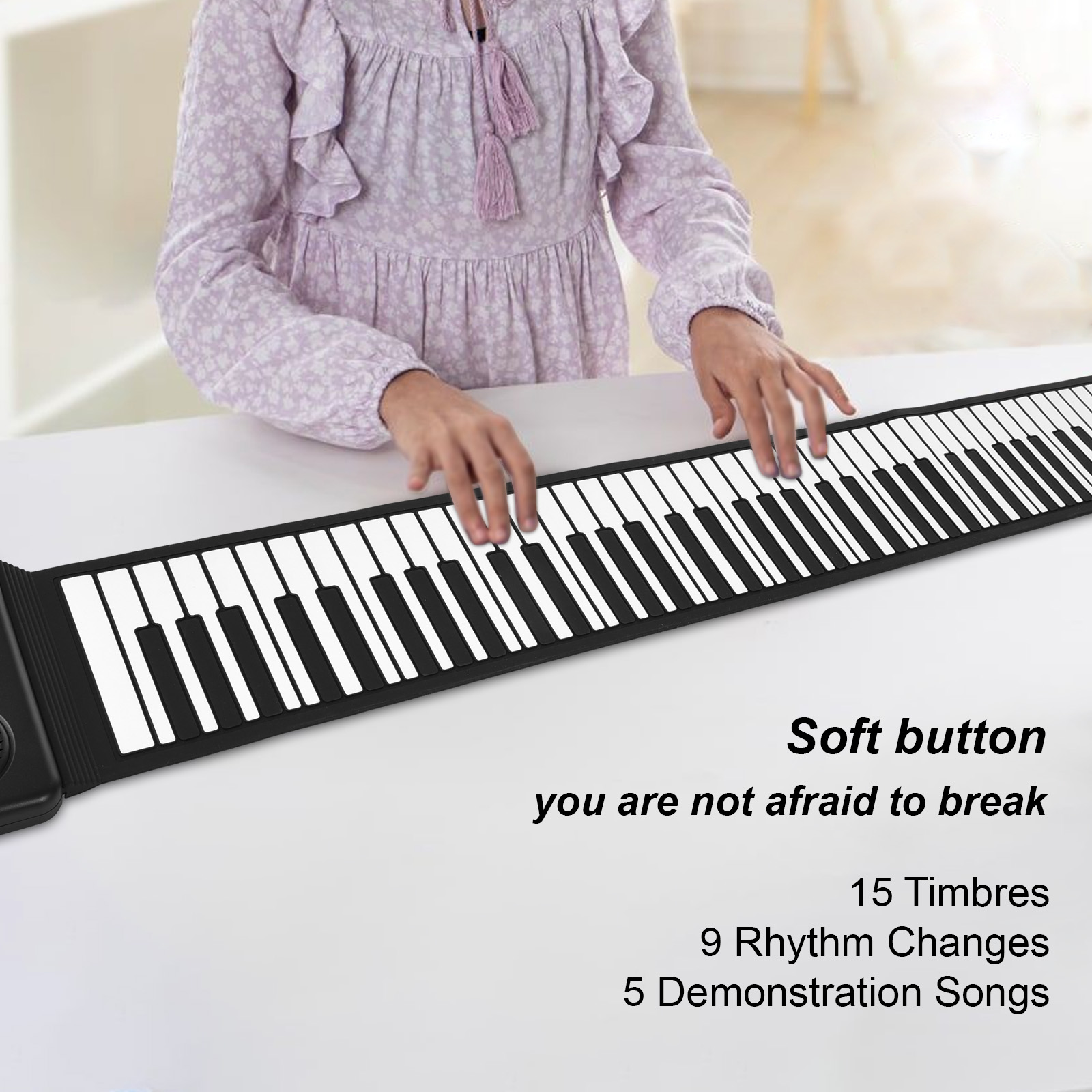88 Key Portable Piano Handroll - Smart Home Keyestudio 评论和价格
